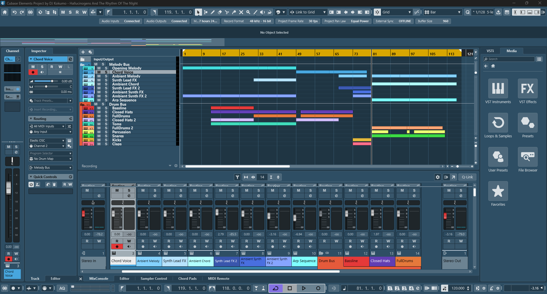 DAW session screenshot from August 3, 2026