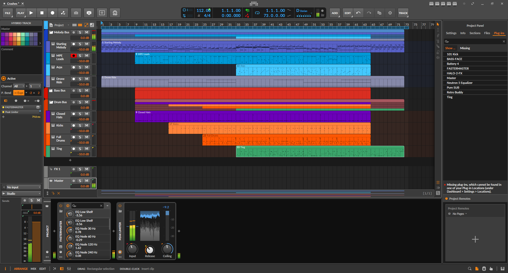 DAW session screenshot from September 20, 2026