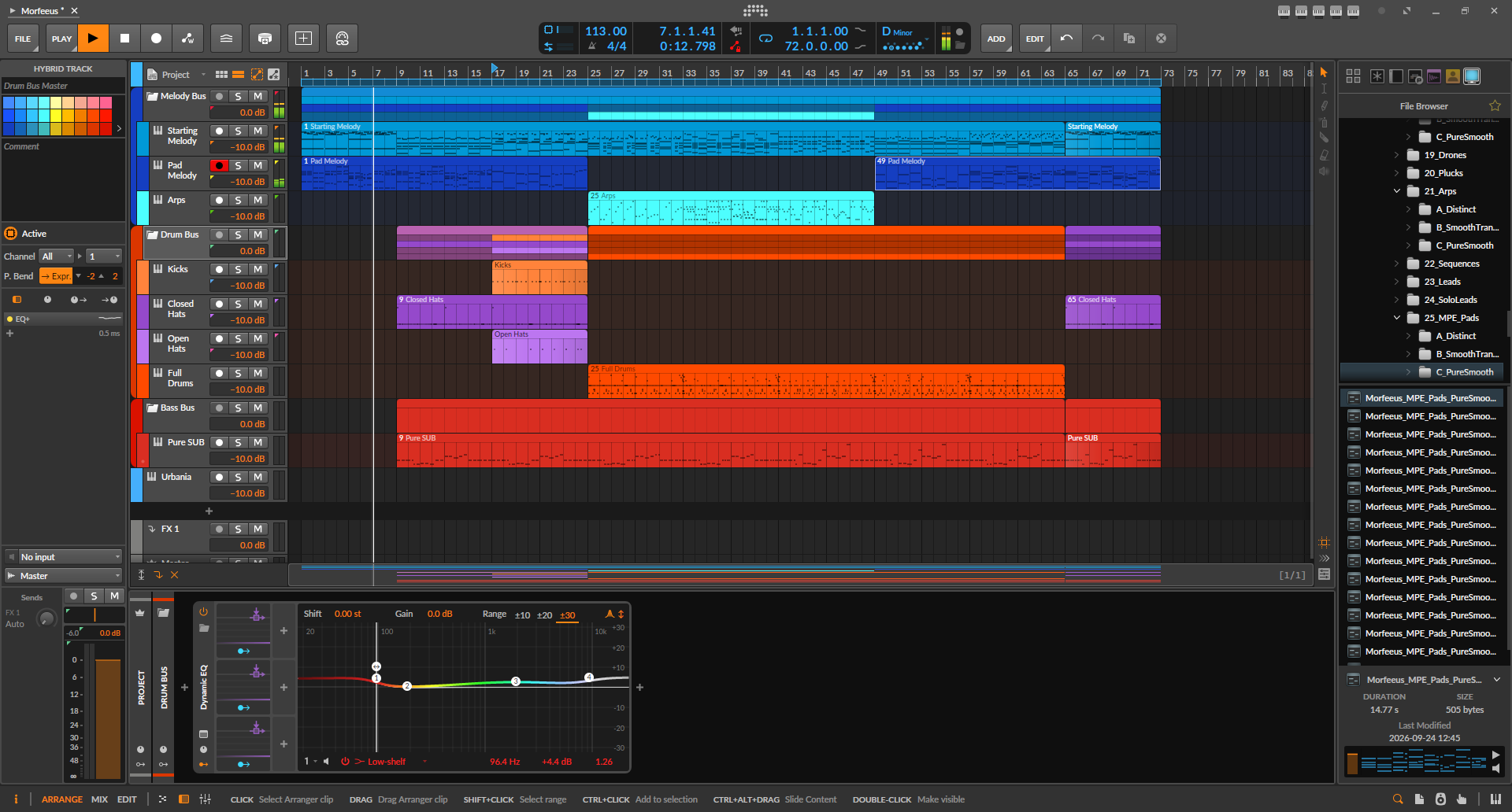 DAW session screenshot from September 24, 2026